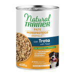 12x400g natural trainer pate monoproteico medium & maxi adult truite, c�r�ales compl�tes nourriture humide ...