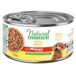 6x150g natural trainer pate small & toy adult b?uf nourriture humide pour chien