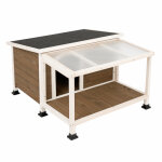 Niche doug pour chien - taille s : l 85, 7 x p 96, 5 x h 58, 3 cm