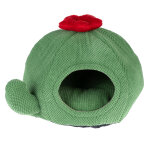 Niche douillette pour chat cactus tiaki nature 45 x h 30 cm Niche douillette pour chat cactus tiaki nature 45 x h 30 cm