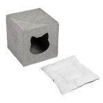 Niche en feutre spécial étagères l 33 x l 33 x h 33 cm - pour chat Niche en feutre spécial étagères l 33 x l 33 x h 33 cm - pour chat