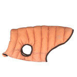 Nomad tales bloom manteau pour chien, tampon, orange / beige 55cm dos chien