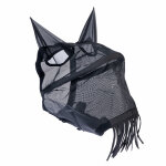 Nomad tales masque anti - mouches avec oreilles & protège - nuque à franges, noir pour cheval entier Nomad tales masque anti - mouches avec oreilles & protège - nuque à franges, noir pour cheval entier