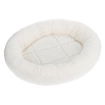 Panier fluffy 2in1 blanc - l 50 x l 42 x h 7, 5 cm - pour chat et petit chien
