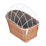 Panier de transport pour vlo aumller avec grille de protection - l56xl36xh50cm