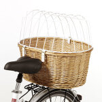 Panier de transport pour vlo avec grille de protection - l 53 x l 35 x h 43 cm