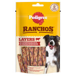 60g de friandises pour chiens pedigree ranchos layers au b?uf