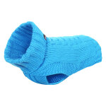 Pull - over wooly rukka®, turquoise pour chien - longueur du dos : 31 cm environ (taille s) Pull - over wooly rukka®, turquoise pour chien - longueur du dos : 31 cm environ (taille s)