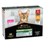 Purina pro plan cat sterilised adult maintenance 10 x 85 g pour chat - b?uf, poulet