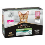 Purina pro plan sterilised maintenance thon, saumon pour chat - 24 x 85 g