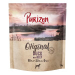Purizon adult canard, b?uf - sans c�r�ales pour chien - 4 x 1 kg