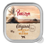 Purizon original 6 x 85 g pour chat - filet de poulet, sanglier