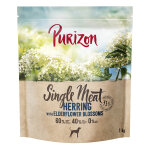 Purizon single meat hareng, fleurs de sureau pour chien - 4 x 1 kg