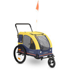 Remorque à vélo hafenbande cabby l avec 2 attelages - l 155 x l 74 x h 103 cm / jusqu'à 45 kg Remorque à vélo hafenbande cabby l avec 2 attelages - l 155 x l 74 x h 103 cm / jusqu'à 45 kg