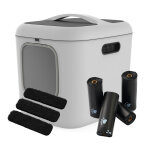 Filtre à charbon actif rotho mypet biala ? lot économique : 3 filtres à charbon actif + 4 rouleaux de ... Filtre à charbon actif rotho mypet biala ? lot économique : 3 filtres à charbon actif + 4 rouleaux de ...