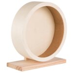 Roue en bois trixie pour rongeur 21 cm de diamtre
