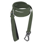 Rukka bliss x laisse amortissant les chocs, olive taille l: 200 cm de long, 25 mm de large pour chien ...