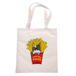 Sac en toile tiaki  frenchie fries  pour les amoureux des animaux