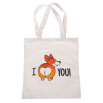 Sac en toile tiaki i love you pour les amoureux des animaux Sac en toile tiaki i love you pour les amoureux des animaux