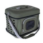 Sac de transport pliable pour chien et chat - vert, l 42 x l 32 x h 30 cm Sac de transport pliable pour chien et chat - vert, l 42 x l 32 x h 30 cm