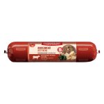 Saucisse fleischeslust classic 6 x 800 g menu de b?uf avec panais, noisette, algue marine pour chien