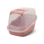 Savic bac � liti�re nestor, transparent rose cendr� / transparent