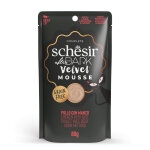 Schesir after dark velvet mousse 12 x 80 g pour chat - poulet, b?uf