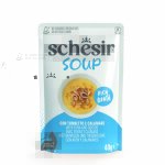Schesir soup 12 x 40 g pour chat - thon, calmars