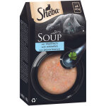 Sheba classic soup 40 x 40 g pour chat - poisson blanc
