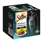 Sheba perfect portions 6 x 37, 5 g pour chat - terrine de luxe - poulet