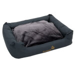 Sleepy time panier gris avec coussin pour chien - l100 x l75 x h30cm