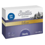 Smilla deluxe bouchées 12 x 85 g pour chat - thon, tomates Smilla deluxe bouchées 12 x 85 g pour chat - thon, tomates