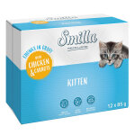 Smilla kitten bouch�es en sauce aux l�gumes pour chat - poulet, carottes (24 x 85 g)