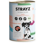 Strayz bio 6 x 400 g - saumon bio, pommes de terre bio, �pinards bio, baies bio
