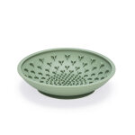 Tapis � l�cher silicone bol vert beeztees : 19x19x4, 5 cm chien