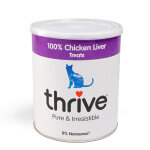 Thrive friandises lyophilises, foie de poulet pour chat - 135 g