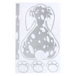 Tiaki autocollant de pare - chocs  chien  25x17, 5cm chien