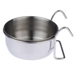 Tiaki bol de nourriture en acier inoxydable � suspendre 500ml / �12. 2cm oiseau