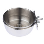 Tiaki bol à nourriture en acier inoxydable à visser 500ml / Ø12. 2cm oiseau Tiaki bol à nourriture en acier inoxydable à visser 500ml / Ø12. 2cm oiseau
