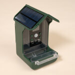 Tiaki distributeur de graines pour oiseaux avec camra 10, 5x10 x17, 5cm, vert