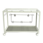 Tiaki enclos pour hamsters, blanc 79x44x60cm, petits animaux Tiaki enclos pour hamsters, blanc 79x44x60cm, petits animaux