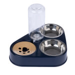 Tiaki gamelle triple avec distributeur d'eau 2x200ml chat chien