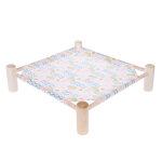 Tiaki lit pour chat motif tropical 50x50x13cm chat