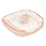 Tiaki motif hiver nordique lit & couverture taille m chien