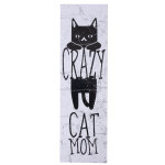 Tiaki panneau décoratif crazy cat mom à suspendre Tiaki panneau décoratif crazy cat mom à suspendre