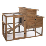 Tiaki poulailler ranch en bois ? 156 x 79, 5 x 116, 3 cm Tiaki poulailler ranch en bois ? 156 x 79, 5 x 116, 3 cm