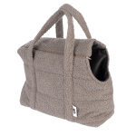 Tiaki sac de transport teddy pour chiens taupe : ca. 40x20x30cm