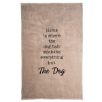 Tiaki serviette de bain  home  taupe 140x90cm pour les amoureux des chiens