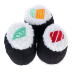 Tiaki set de jouets pour chats rouleaux de sushis pack de 3 chats