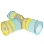Tiaki tunnel pour chats fusée en forme de t Ø25x120cm Tiaki tunnel pour chats fusée en forme de t Ø25x120cm